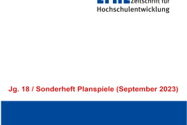 Cover ZFHE 18/Sonderheft Planspiele